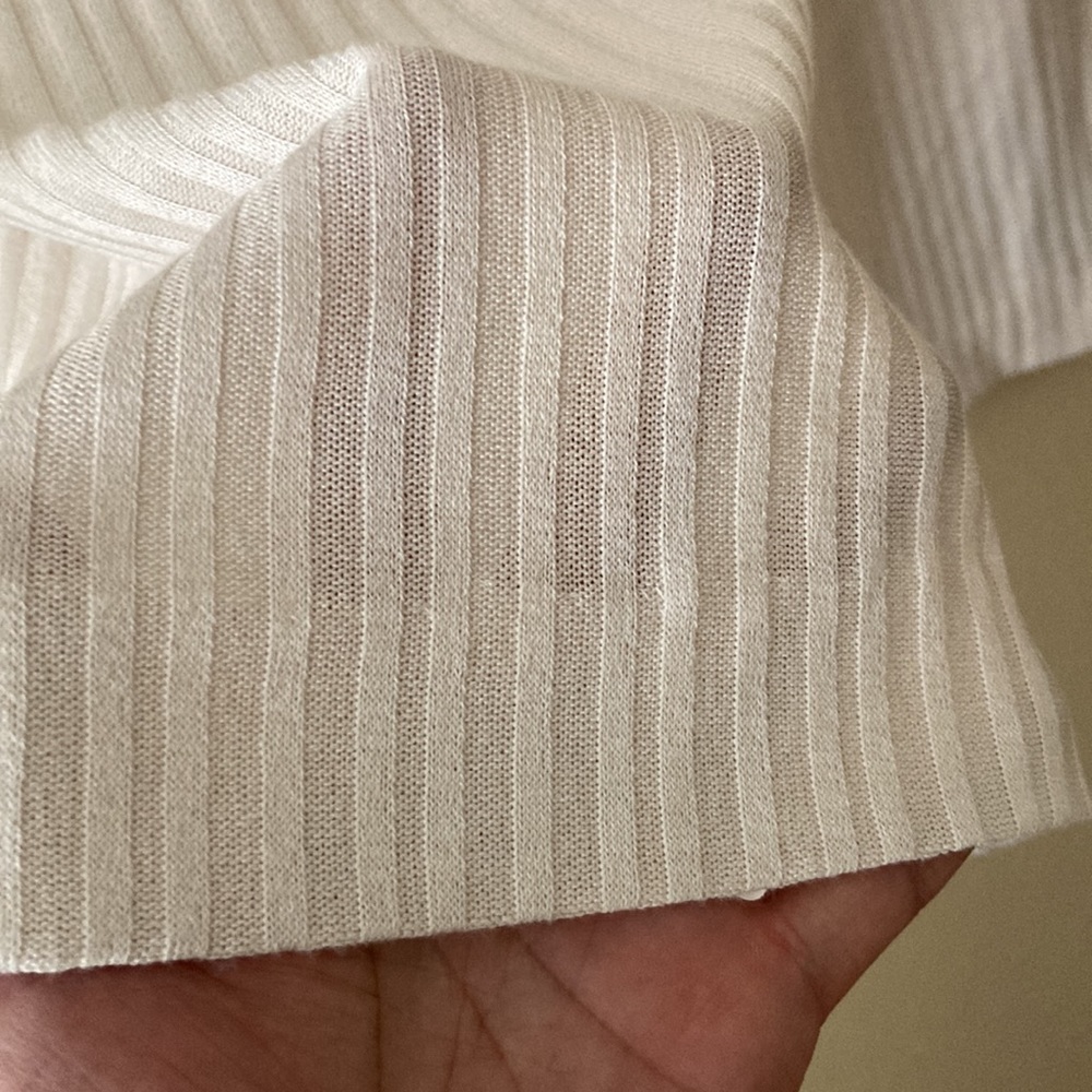 NWOT H&M Ribbed Wide Leg Pants - Picture 2 of 7